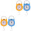 4Pièces Balance Manuelle Portable Design Ergonomique 5