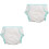 2Pièces Couches Bébé Vert Coton Bambou Durable 3