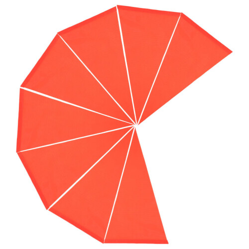 40Pièces Drapeaux Avertissement PVC Orange Pour Usage Extérieur 2