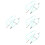 4Ensembles Laisse Chat Vert Mode Durable Polyester 8