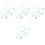4Ensembles Laisse Chat Vert Mode Durable Polyester 5