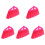 5Pièces Balai Rouge Tête Remplacement Sol 2