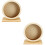 2Pièces Roue En Bois Khaki Pour Petits Animaux Silence 8