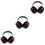 3Pièces Protège-Oreilles Anti-Bruit Mousse ABS Adapté Usage 6