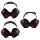 3Pièces Protège-Oreilles Anti-Bruit Mousse ABS Adapté Usage 8