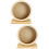 2Pièces Roue En Bois Khaki Pour Petits Animaux Silence 9