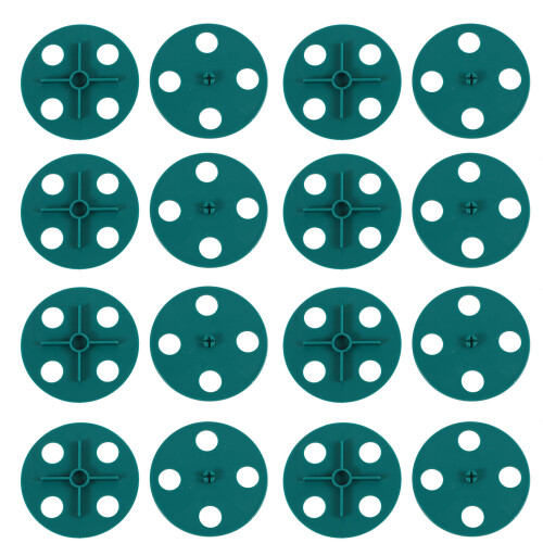 100Pièces Vent Plantes Plastique Vert, Accessoire Durable Pour Pots
