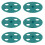 100Pièces Vent Plantes Plastique Vert, Accessoire Durable Pour Pots 3