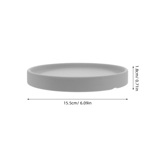 3pcs Ceramic Planter Tray Ceramics Flowerpot 1