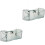 2Pièces Filet De Portable Vert Résistant En Nylon Pliable 3