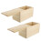 4 Pcs Wooden Sliding Boxes Multi-Function Household Containers 11