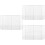 3Pièces Grille De Cuisson Refroidissement En Métal Argent 6