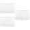 3Pièces Grille De Cuisson Refroidissement En Métal Argent 7