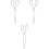 3Pcs Silver Durable Garbage Grabber Pickup Tool Reusable Tongs 5