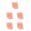 5Pcs Silicone Manicure Practice Foot Model For Acrylic Nail Training 5