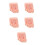 5Pcs Silicone Manicure Practice Foot Model For Acrylic Nail Training 7