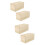 4 Pcs Wooden Sliding Boxes Multi-Function Household Containers 8