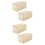 4 Pcs Wooden Sliding Boxes Multi-Function Household Containers 6