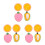 12 Pcs Wok Sponges Multi-Function Dish Cleaning Sponge Kitchen Tools 7