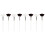 8Pièces Brosse Beauté Nylon Multi- Applicateur 2