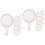 10Pièces Tableau De Notation Simple Pour Enchères Et Vote Manuel 5