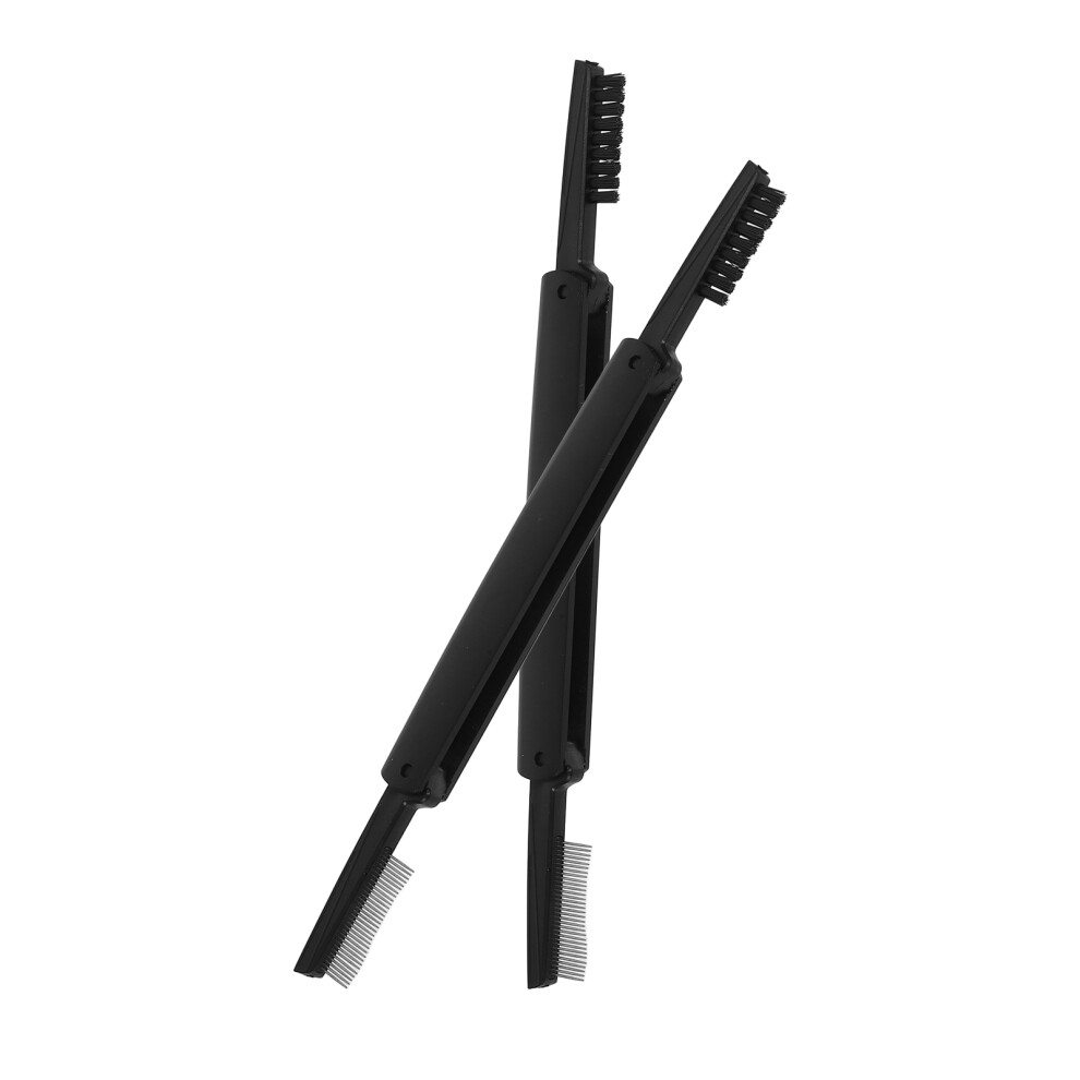Inoomp 4 Pcs Foldable Eyebrow And Eyelash Brushes With Combs