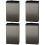 4Pièces Coffret Cigarettes Noir Résistant Usage 6