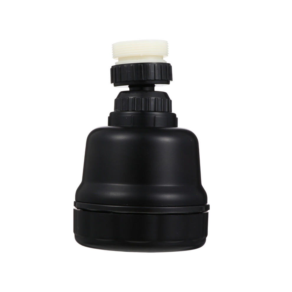 2Pcs Household Kitchen Faucet Nozzle Black Splash Proof Aerator 3631552489868