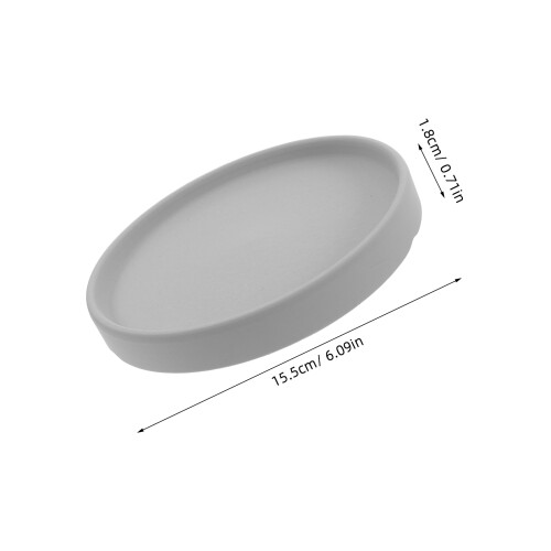 3pcs Ceramic Planter Tray Ceramics Flowerpot 2