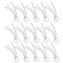 80Pcs Steel Piezo Buzzer Thin Acoustic Sensor for Electrical Devices