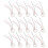 80Pcs Steel Piezo Buzzer Thin Acoustic Sensor for Electrical Devices 1