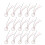 80Pcs Steel Piezo Buzzer Thin Acoustic Sensor for Electrical Devices 9