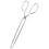 3Pcs Silver Durable Garbage Grabber Pickup Tool Reusable Tongs 3