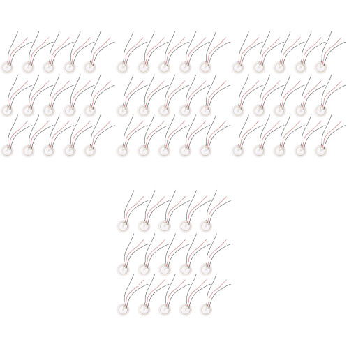 80Pcs Steel Piezo Buzzer Thin Acoustic Sensor for Electrical Devices 2