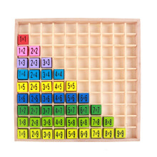 6Sets Kids Wooden Sudoku Board Assorted Colors Durable Educational Toy