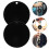 200Pcs Black Acrylic Circle Blanks Sturdy Engravable DIY Keychain Tags 8