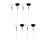 8Pièces Brosse Beauté Nylon Multi- Applicateur 5
