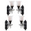 20 Pcs Miniature Sand Table Wall Lamp Landscape Ornament Decor 3