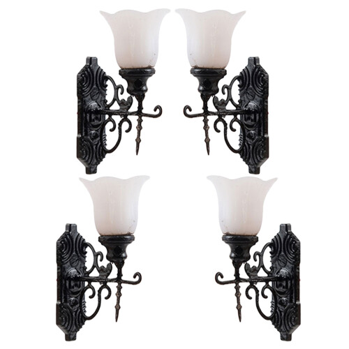 20 Pcs Miniature Sand Table Wall Lamp Landscape Ornament Decor 2