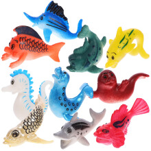 40 Pcs Sea Animals Toys Ocean Creatures Set