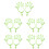 10 Pcs Creative Golf Glove Racks Portable Gloves Holders 6