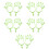 10 Pcs Creative Golf Glove Racks Portable Gloves Holders 7