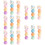 5Pcs Portable Assorted Highlighters Flat Design School Work Markers 10