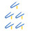 10Pcs Metal and Plastic Auto Fuse Puller Tools Assorted Colors for Car 8