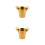 2Pcs Dirt-Resistant Party Bucket with Deer Head Design 6