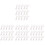 80Pcs Steel Piezo Buzzer Thin Acoustic Sensor for Electrical Devices 2