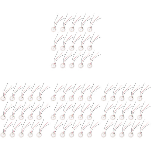 80Pcs Steel Piezo Buzzer Thin Acoustic Sensor for Electrical Devices 1