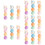 5Pcs Portable Assorted Highlighters Flat Design School Work Markers 9