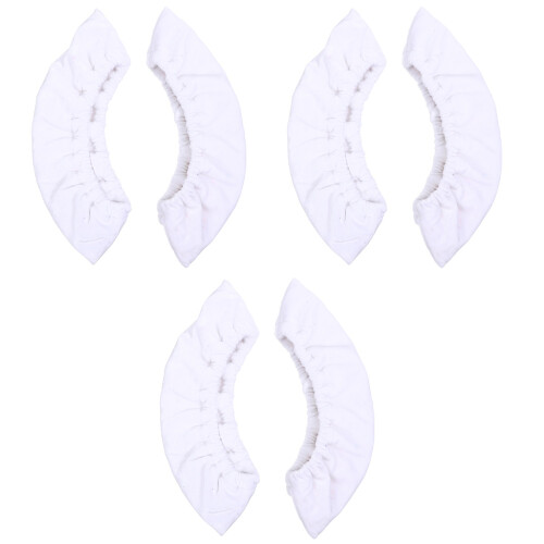 3 Pairs Skate Protector White Flannel Pattern Shield Child 2