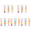 5Pcs Portable Assorted Highlighters Flat Design School Work Markers 2